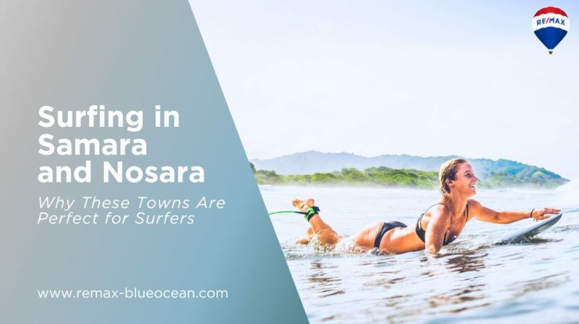 The most beautiful sports for surfing in samara and nosara